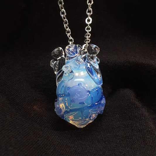 Glass Heart Necklace 2.0