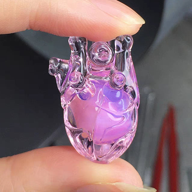 Glass Heart Necklace 2.0