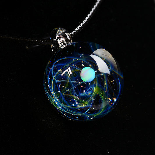 Opal Galaxis Halskette